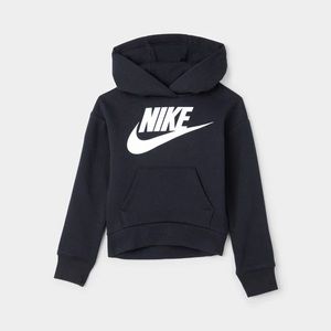 NIKE CHILD FLEECE PULLOVER HOODIE / BLACK 6X